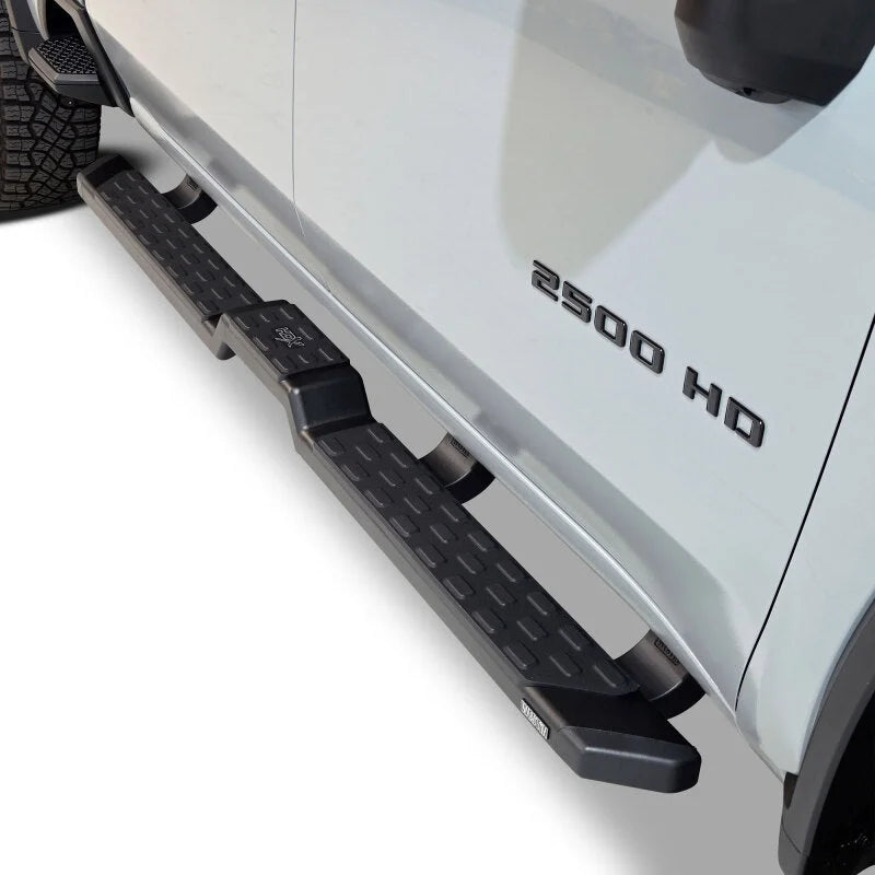 Westin 19-25 Chevrolet Silverado / GMC Sierra 1500 CC (Excl. LD/LTD) HDX Running Boards - Tex. Blk - Installation View