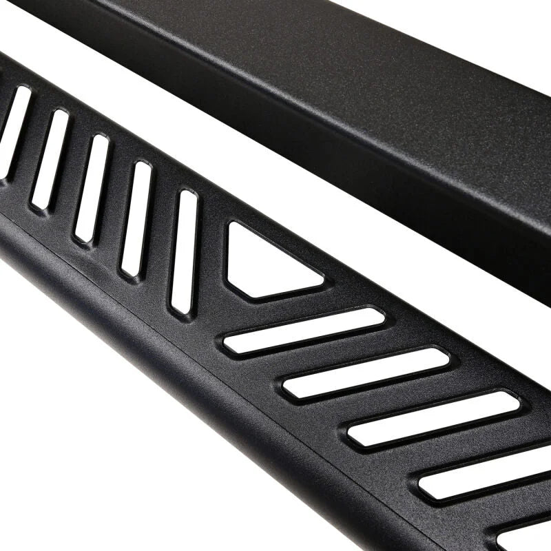 Westin 19-25 RAM 1500 CC (Excl. 1500 Classic) Outlaw Drop Running Boards - Tex. Blk - Back View