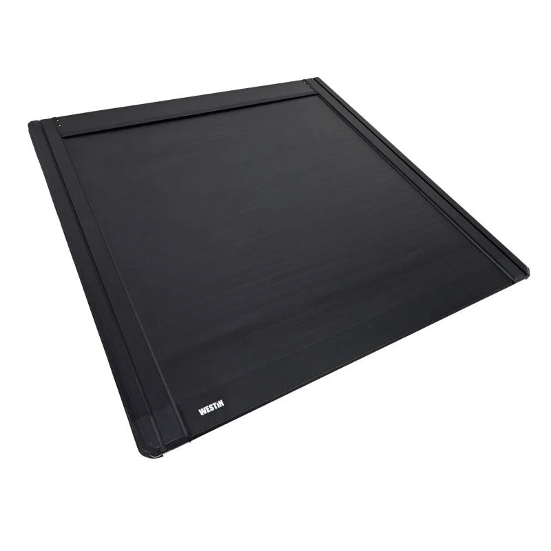 Westin 19-26 RAM 1500 New Body 5ft 7in. (67in) Bed Electric Retractable Tonneau Cover - Black - Installation View