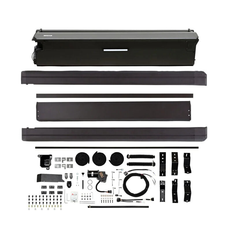 Westin 19-26 RAM 1500 New Body 5ft 7in. (67in) Bed Electric Retractable Tonneau Cover - Black - Additional View 7