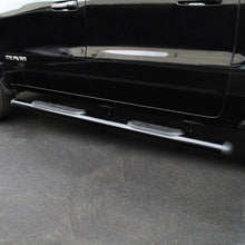 Load image into Gallery viewer, Westin 19 Ram 1500 Quad/Crew Cab (Ex. Classic) Premier Oval Nerf Step Bar Mount Kit - Black - Side View
