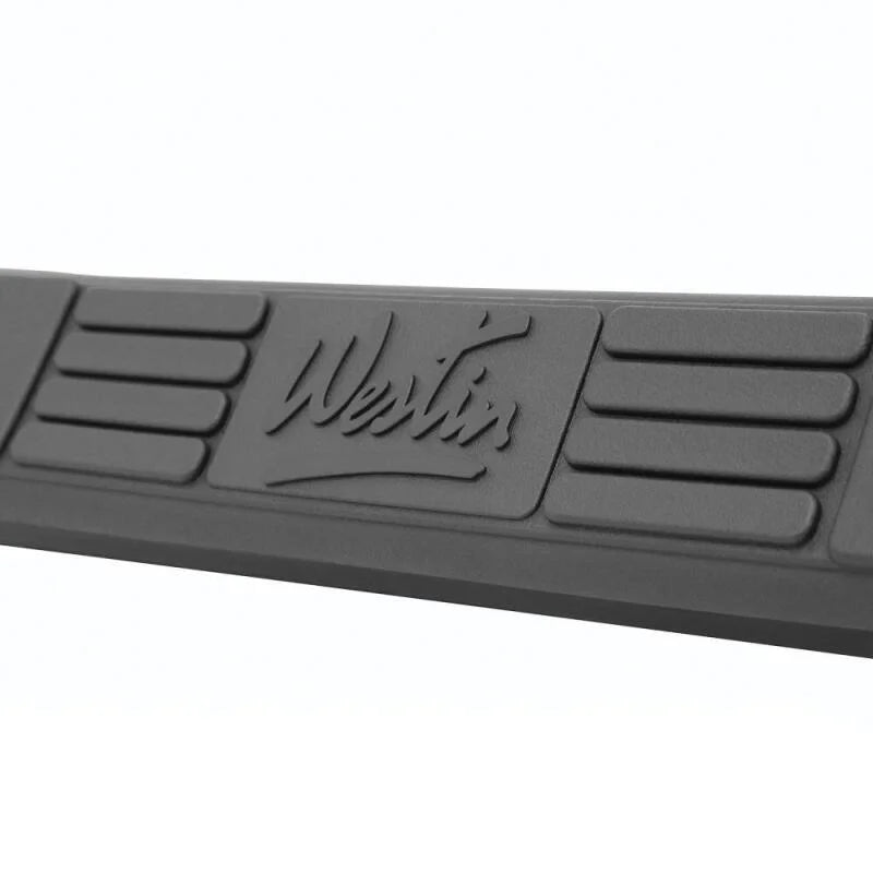 Westin 1982-2004 GMC/Isuzu S-Series/Sonoma Ext Cab 2 & 3dr Signature 3 Nerf Step Bars - Black - Side View