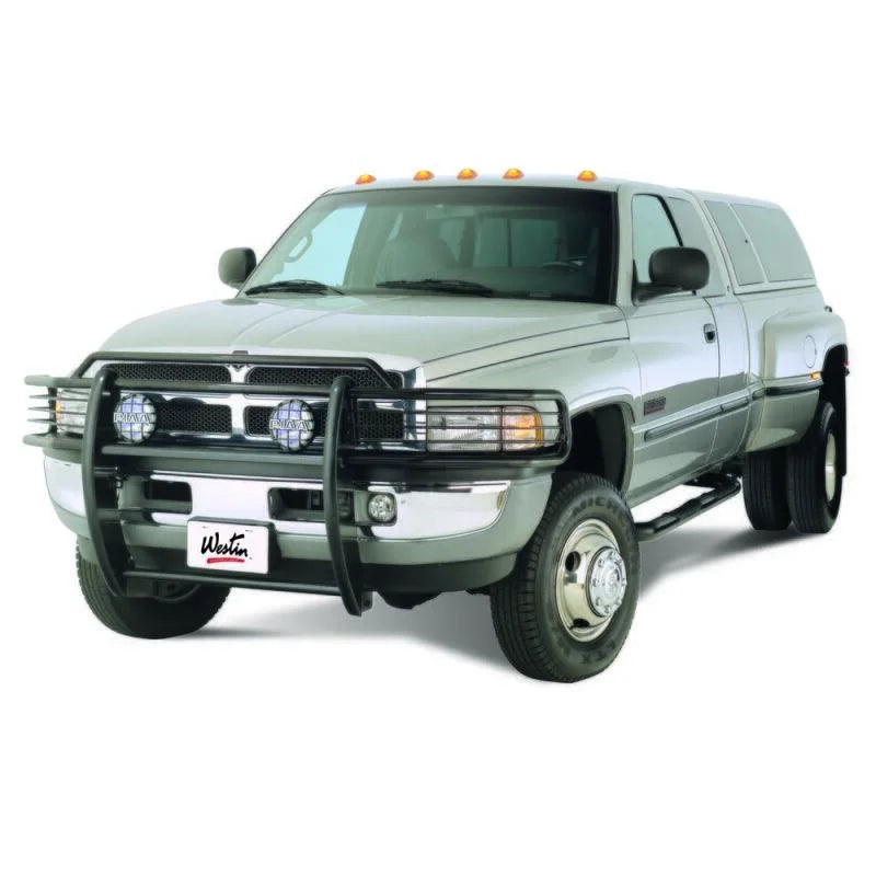 Westin 1994-2001 Dodge Ram 1500 Club Cab Signature 3 Nerf Step Bars - Black - Side View