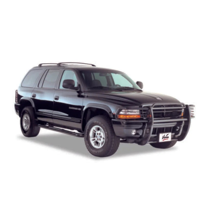 Westin 1997-2004 Dodge Dakota Sportsman Grille Guard - Black - Side View