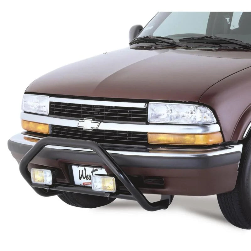 Westin 1998-04 Chevy/GMC S-Series/Blazer Downsize Safari Light Bar Mount Kit - Black - Back View