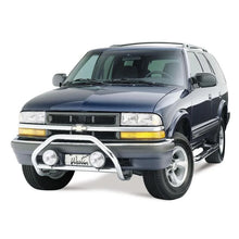 Load image into Gallery viewer, Westin 1998-04 Chevy/GMC S-Series/Blazer Downsize Safari Light Bar Mount Kit - Black - Installation View