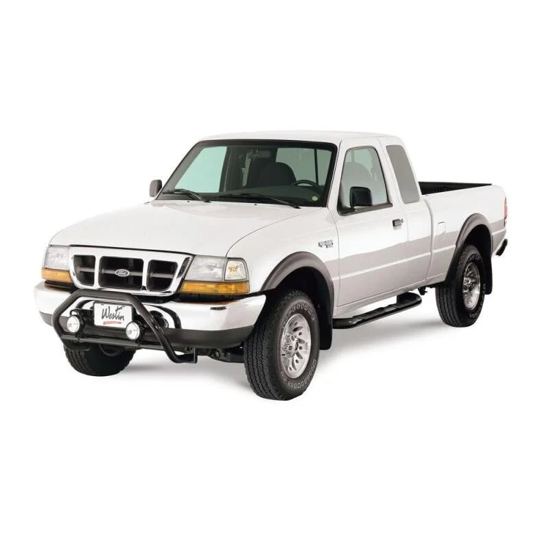 Westin 1998-10 Ford Ranger Signature 3 Nerf Step Bars - Blk - Side View