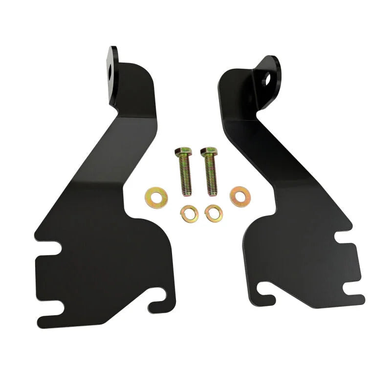 Westin 1998-2003 Dodge Durango Safari Light Bar Mount Kit - Black - Side View