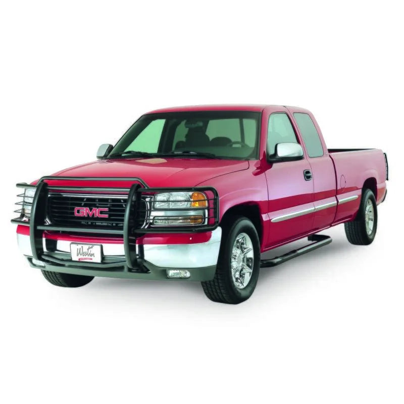 Westin 1999-2002 GMC Sierra 1500LD Sportsman Grille Guard - Black - Main Product View