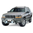 Load image into Gallery viewer, Westin 1999-2004 Jeep Grand Cherokee/Laredo Safari Light Bar Mount Kit - Black - Side View
