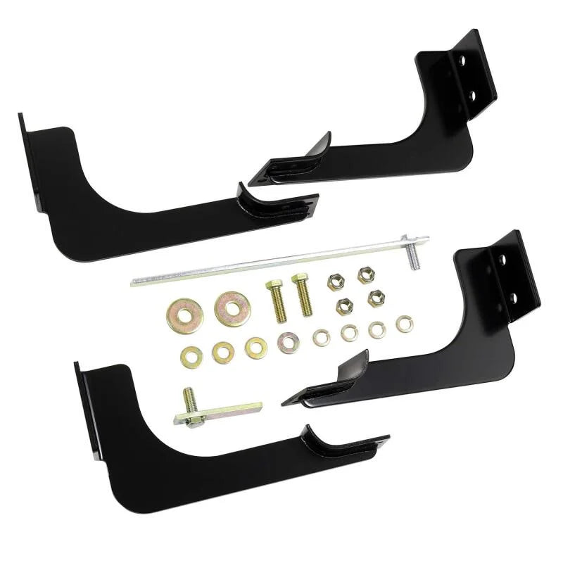 Westin 1999-2006 Toyota Tundra 4dr Ext Cab Premier Oval Nerf Step Bar Mount Kit - Black - Main Product View