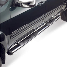 Load image into Gallery viewer, Westin 1999-2006 Toyota Tundra 4dr Ext Cab Premier Oval Nerf Step Bar Mount Kit - Black - Side View