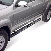Load image into Gallery viewer, Westin 1999-2006 Toyota Tundra 4dr Ext Cab Premier Oval Nerf Step Bar Mount Kit - Black - Back View