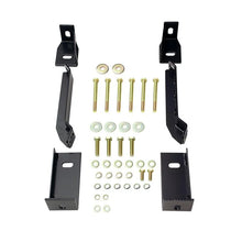 Load image into Gallery viewer, Westin 1999-2013 Chevy Silverado 1500 Crew Cab E-Series 3 Nerf Step Bars - Black - Back View