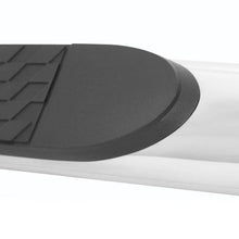 Load image into Gallery viewer, Westin 1999-2013 Chevy Silverado 1500 Crew Cab Platinum 4 Oval Nerf Step Bars - SS - Back View