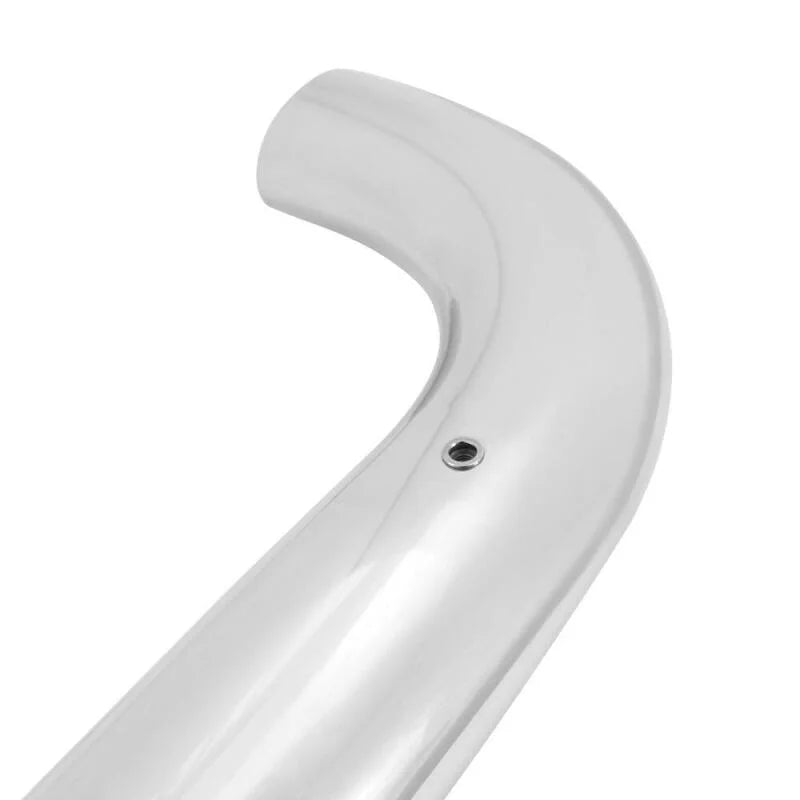 Westin 1999-2013 Chevy Silverado 1500 Ext Cab Platinum 4 Oval Nerf Step Bars - SS - Back View