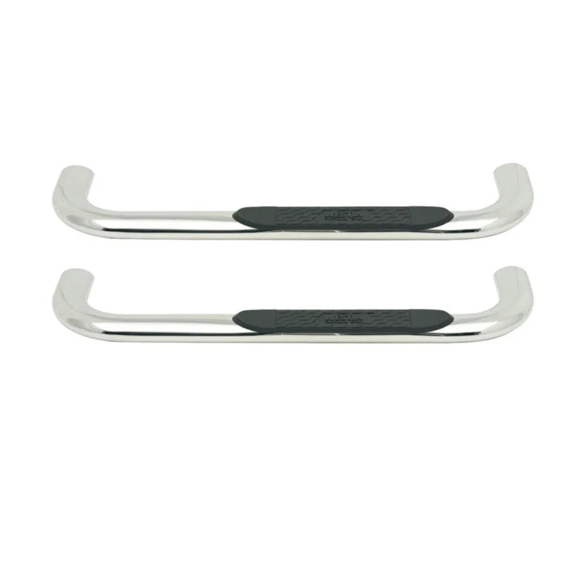 Westin 1999-2013 Chevy Silverado 1500 Reg Cab Platinum 4 Oval Nerf Step Bars - SS - Side View