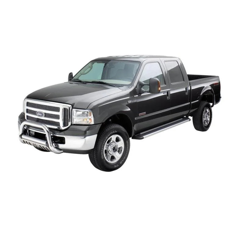 Westin 1999-2016 Ford F-250/350 Crew Cab Running Board Mount Kit - Black - Back View