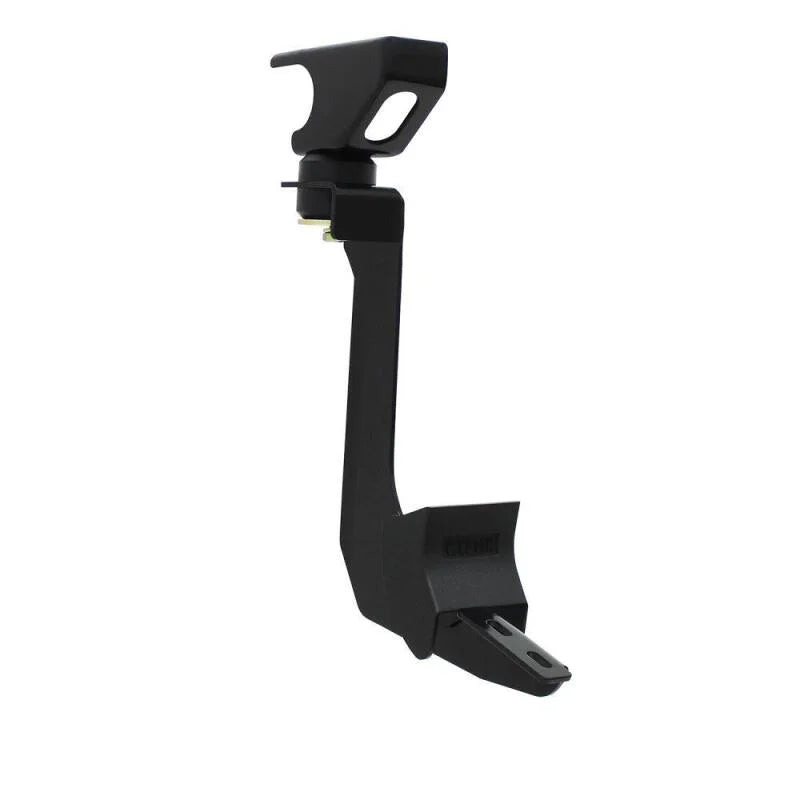 Westin 1999-2016 Ford F-250/350 Super Cab (6.75 ft Bed) PRO TRAXX 5 WTW Oval Nerf Step Bars - Black - Side View