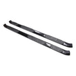 Load image into Gallery viewer, Westin 1999-2016 Ford F-250/350 Super Cab (6.75 ft Bed) PRO TRAXX 5 WTW Oval Nerf Step Bars - Black - Back View