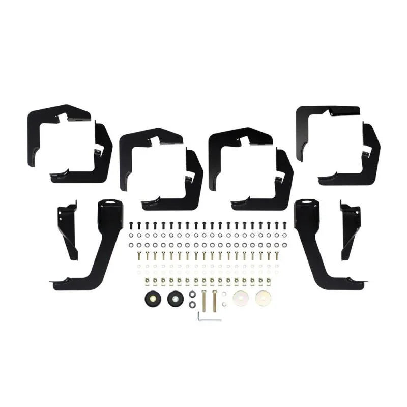 Westin 1999-2016 Ford F-250/350 Super Cab (6.75 ft Bed) PRO TRAXX 5 WTW Oval Nerf Step Bars - Black - Additional View 7
