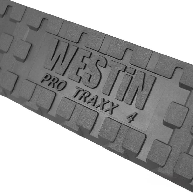 Westin 1999-2016 Ford F-250/350/450/550 Crew Cab PRO TRAXX 4 Oval Nerf Step Bars - SS - Installation View