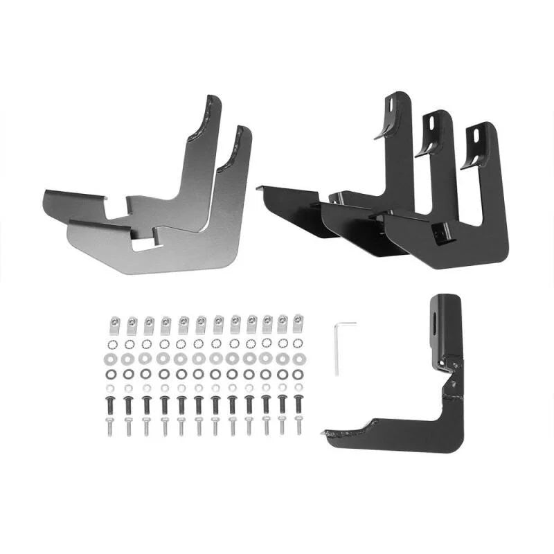 Westin 1999-2016 Ford F-250/350/450/550 Crew Cab PRO TRAXX 5 Oval Nerf Step Bars - Black - Additional View 6
