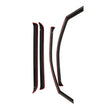 Load image into Gallery viewer, Westin 1999-2016 Ford Super Duty Crew Cab Wade In-Channel Wind Deflector 4pc - Smoke - Side View