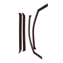 Load image into Gallery viewer, Westin 1999-2016 Ford Super Duty Crew Cab Wade In-Channel Wind Deflector 4pc - Smoke - Side View
