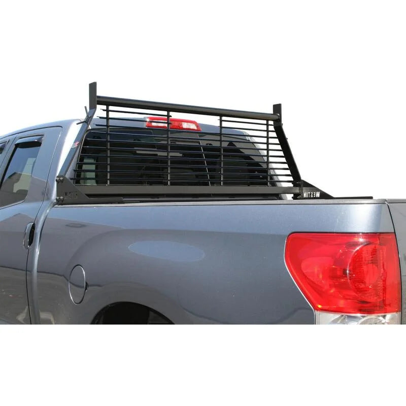 Westin 1999-2018 Chevrolet/Ford/GMC/Toyota Silverado/Sierra 1500/2500/3500 HD Headache Rack - Black - Additional View 7