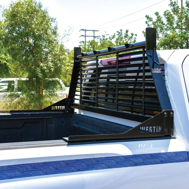 Westin 1999-2018 Chevrolet/Ford/GMC/Toyota Silverado/Sierra 1500/2500/3500 HD Headache Rack - Black - Additional View 8
