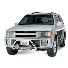 Load image into Gallery viewer, Westin 1999.5-2004 Nissan/Infiniti Pathfinder/QX4 Safari Light Bar Mount Kit - Black - Back View