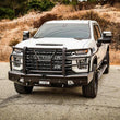 Load image into Gallery viewer, Westin 20-21 Chevrolet 2500/3500 HDX Bandit Front Bumper - Black - Installation View