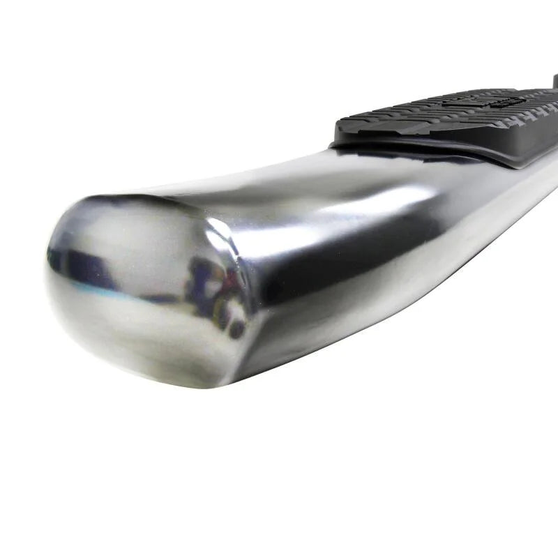 Westin 20-21 Ford Explorer PRO TRAXX 5 Oval Nerf Step Bars - Stainless Steel - Side View