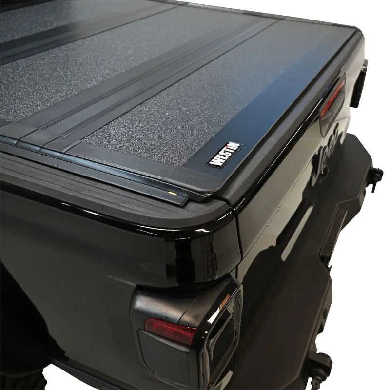 Westin 20-22 Jeep Gladiator JT 4WD 5ft. Bed Hard Tri-Fold Tonneau Cover - Black - Additional View 11