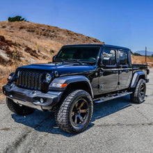 Load image into Gallery viewer, Westin 20-22 Jeep Gladiator PRO TRAXX 4 Oval Nerf Step Bars - Black - Back View