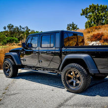 Load image into Gallery viewer, Westin 20-22 Jeep Gladiator PRO TRAXX 4 Oval Nerf Step Bars - Black - Installation View