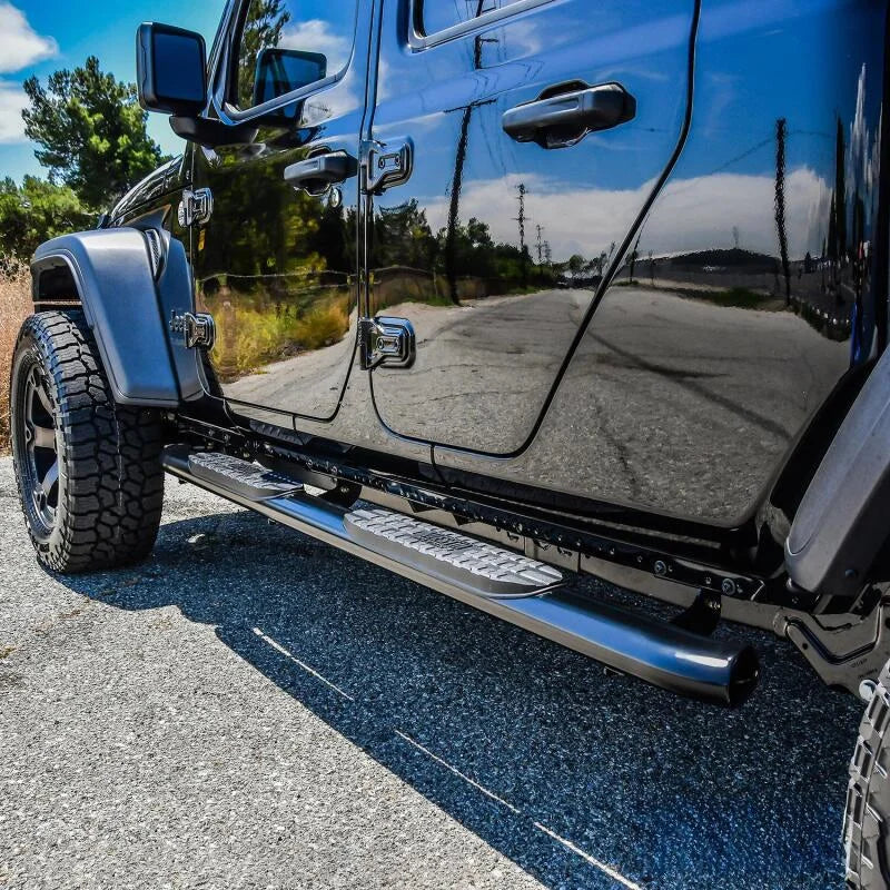 Westin 20-22 Jeep Gladiator PRO TRAXX 4 Oval Nerf Step Bars - Black - Additional View 5