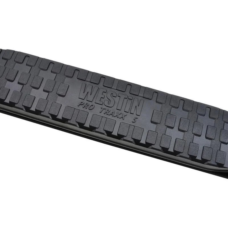 Westin 20-22 Jeep Gladiator PRO TRAXX 5 Oval Nerf Step Bars - SS - Side View