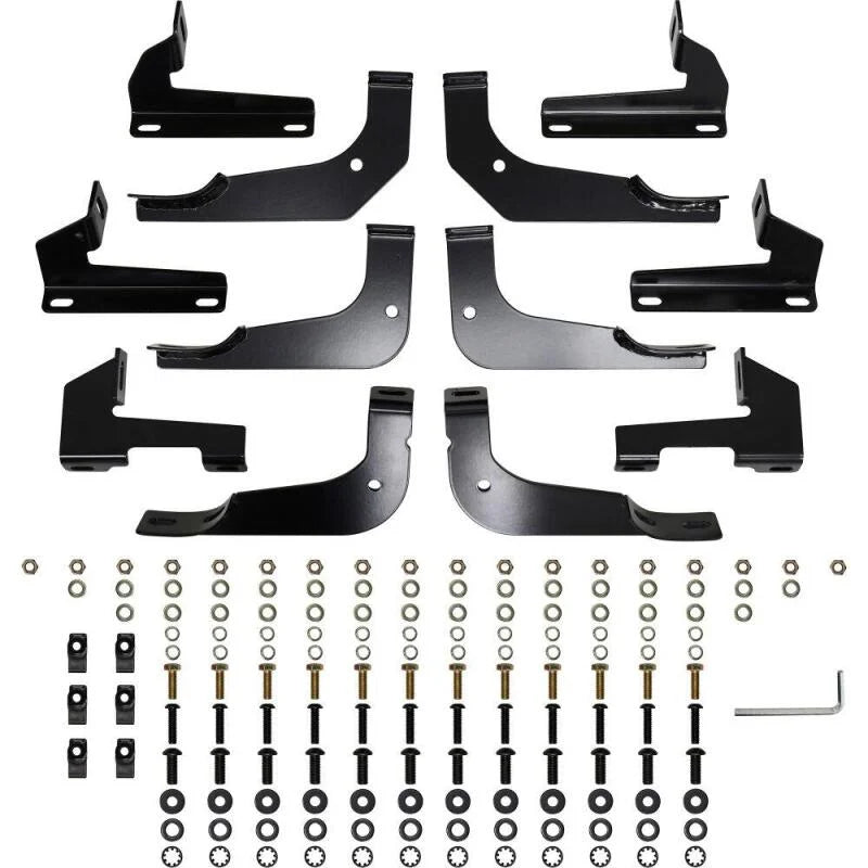 Westin 20-22 Jeep Gladiator PRO TRAXX 5 Oval Nerf Step Bars - SS - Back View