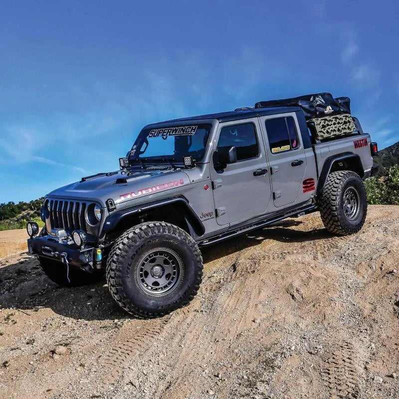 Westin 20-23 Jeep Gladiator Rock Slider - Textured Black - Additional View 7
