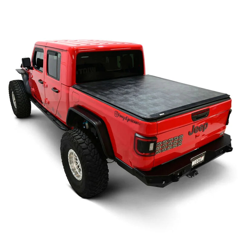 Westin 20-24 Jeep Gladiator JT 5ft. Bed Soft Roll Tonneau Cover - Black - Additional View 8