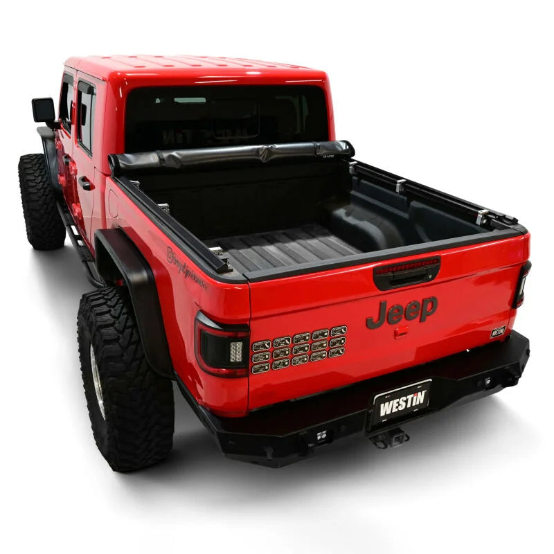 Westin 20-24 Jeep Gladiator JT 5ft. Bed Soft Roll Tonneau Cover - Black - Additional View 9