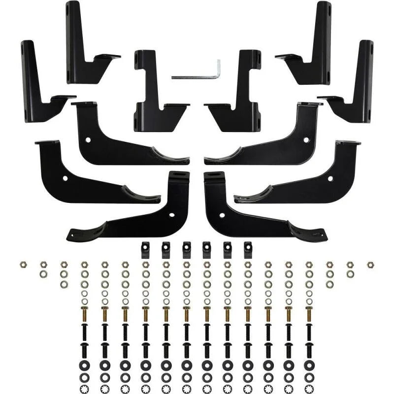Westin 20-24 Jeep Gladiator PRO TRAXX 4 Oval Nerf Step Bars - Stainless Steel - Side View