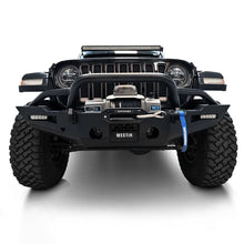 Load image into Gallery viewer, Westin 20-25 Jeep Gladiator / 18-25 Wrangler JL XTS Front Bumper - Tex. Blk - Additional View 6