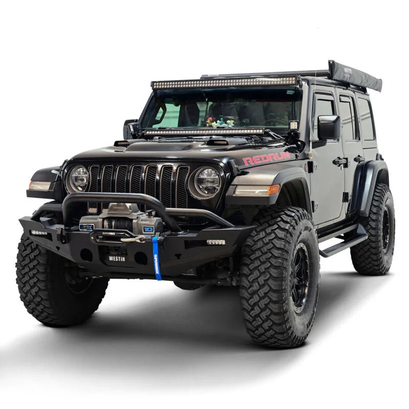 Westin 20-25 Jeep Gladiator / 18-25 Wrangler JL XTS Front Bumper - Tex. Blk - Additional View 7