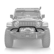 Load image into Gallery viewer, Westin 20-25 Jeep Gladiator / 18-25 Wrangler JL XTS Round Bull Bar - Tex. Blk - Back View