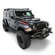 Load image into Gallery viewer, Westin 20-25 Jeep Gladiator / 18-25 Wrangler JL XTS Round Bull Bar - Tex. Blk - Installation View