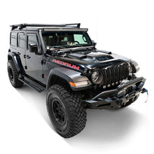 Load image into Gallery viewer, Westin 20-25 Jeep Gladiator / 18-25 Wrangler JL XTS Round Bull Bar - Tex. Blk - Installation View