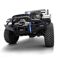 Load image into Gallery viewer, Westin 20-25 Jeep Gladiator / 18-25 Wrangler JL XTS Round Bull Bar - Tex. Blk - Additional View 8